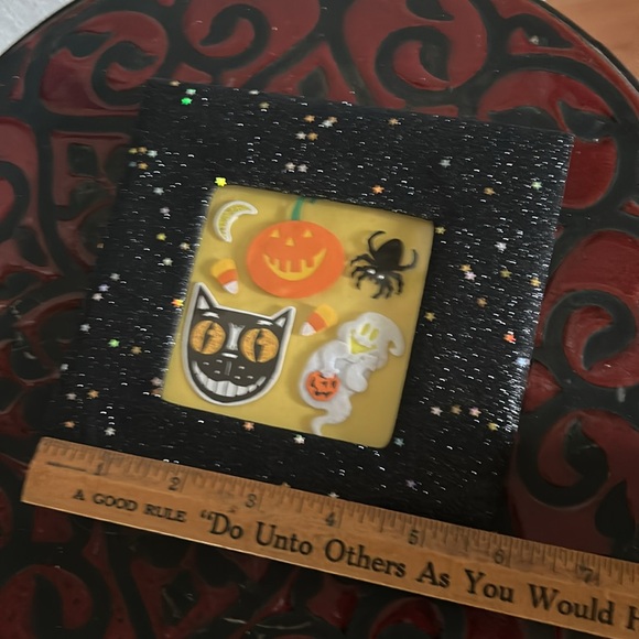 Vintage Framed Halloween Scene - Picture 5 of 5